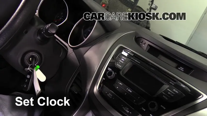 2013 Hyundai Elantra Coupe GS 1.8L 4 Cyl. Coupe (2 Door) Clock